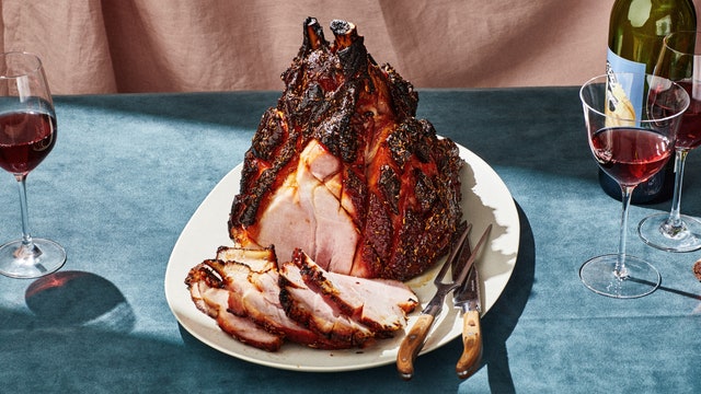 Spice-Crusted Ham With Brown Sugar Glaze