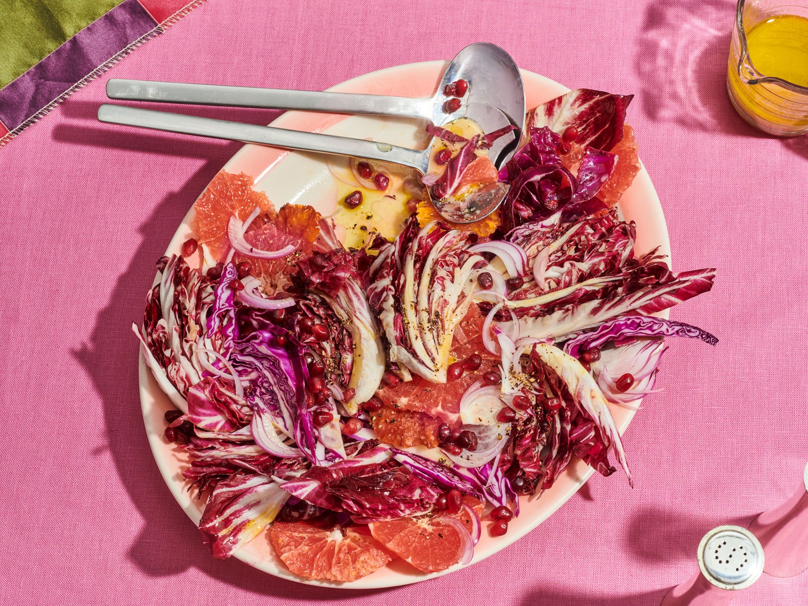 Festive Red Cabbage and Radicchio Salad